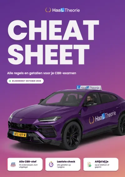 CBR Cheat Sheet, pagina 1: de omslag