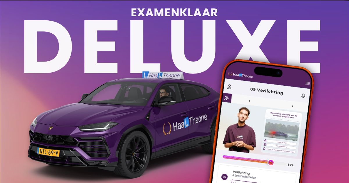 ExamenKlaar Deluxe auto theoriecursus met slagingsgarantie